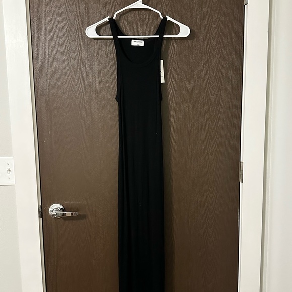 LNA Rilynn Rib Racer Black Dress - Picture 3 of 5